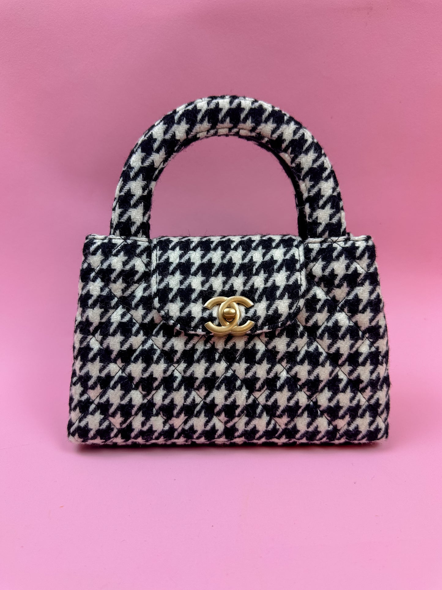 Chanel Nano in Houndstooth