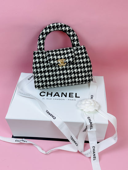 Chanel Nano in Houndstooth