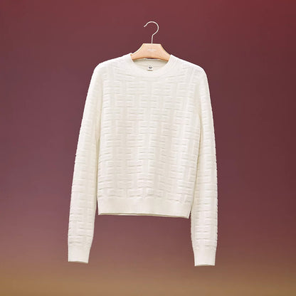 Hermes Long sleeves Sweater (Blanc)