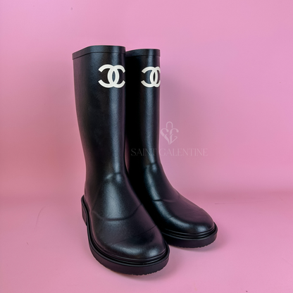 Chanel Rainboots (Black)